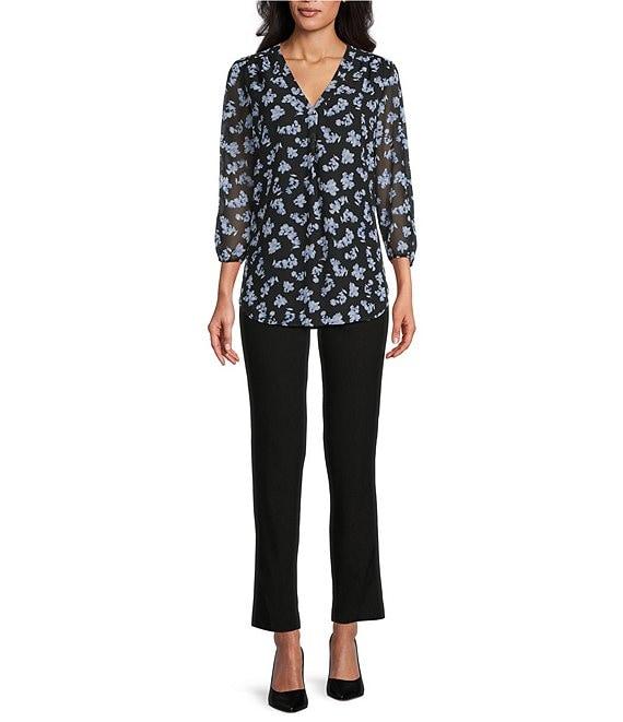 Jones New York V-Neck Long Sleeve Tunic Product Image