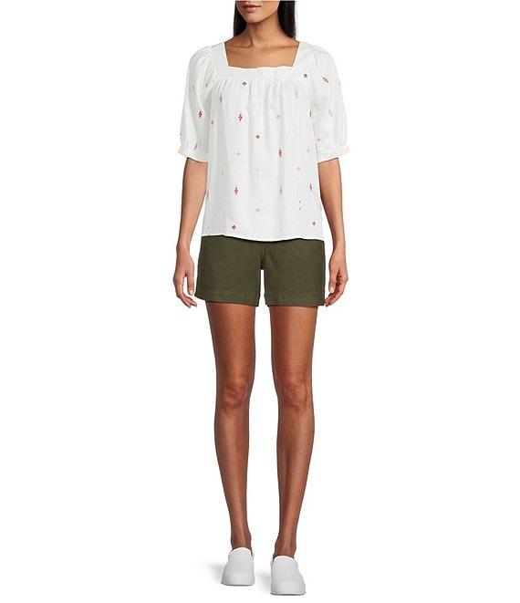 Westbound Short Sleeve Square Neck Top Product Image