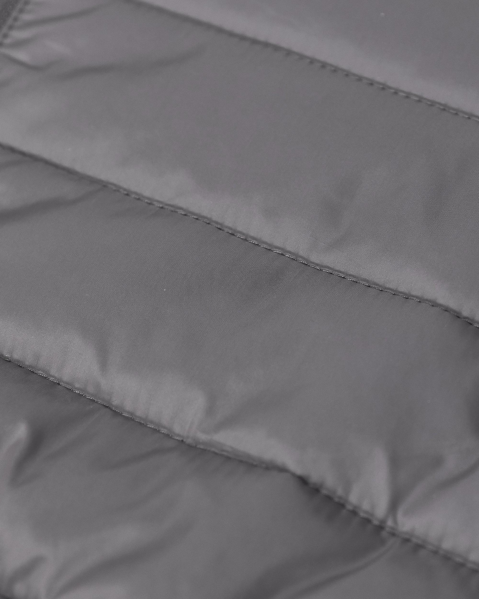 Gunmetal Hooded Puffer Jacket Product Image