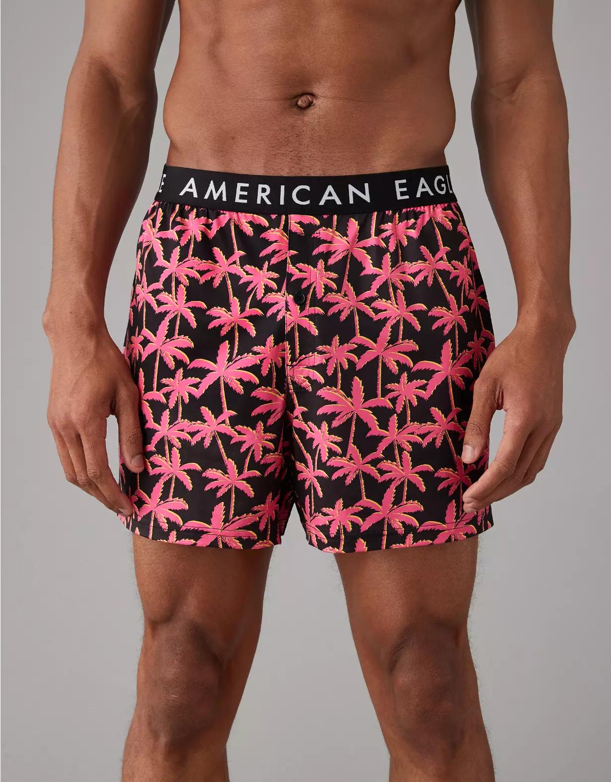 AEO Palm Trees Ultra Soft Pocket Boxer Short Product Image