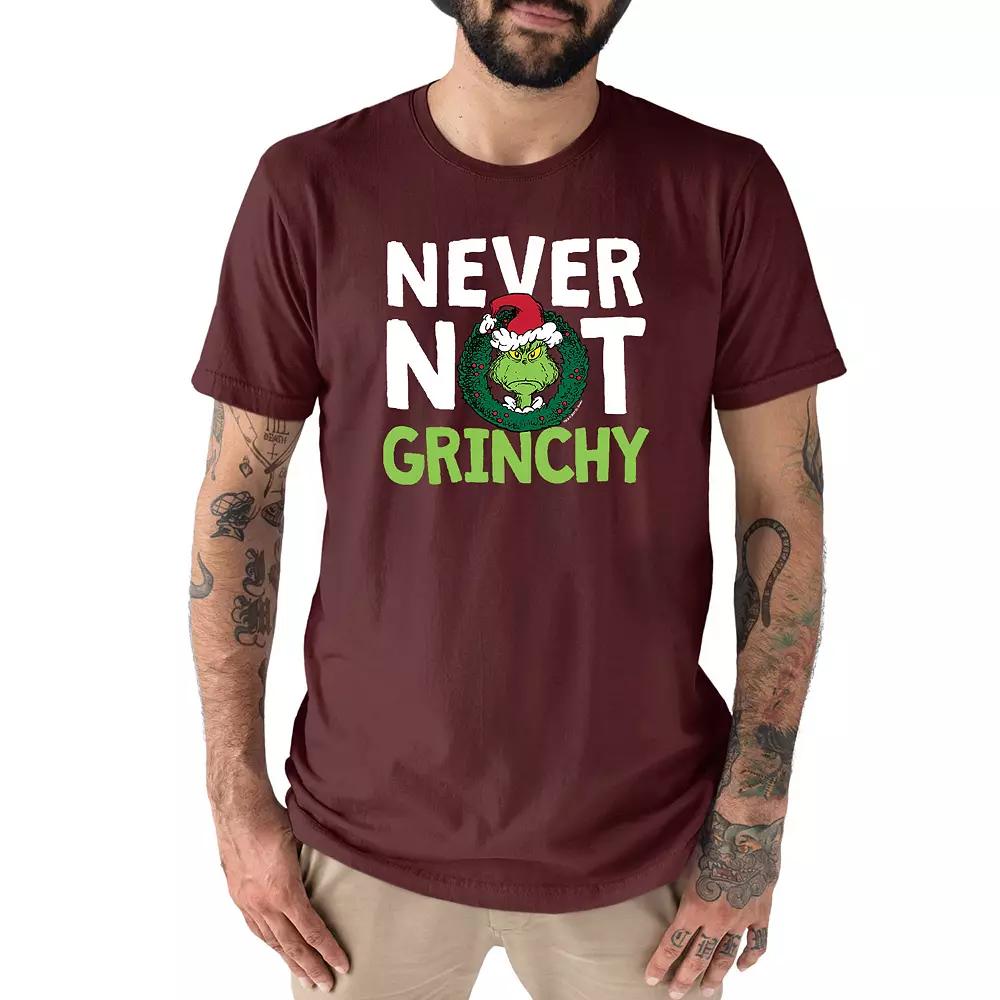 Men's Dr. Seuss The Grinch "Never Not Grinchy" Tee,  Product Image
