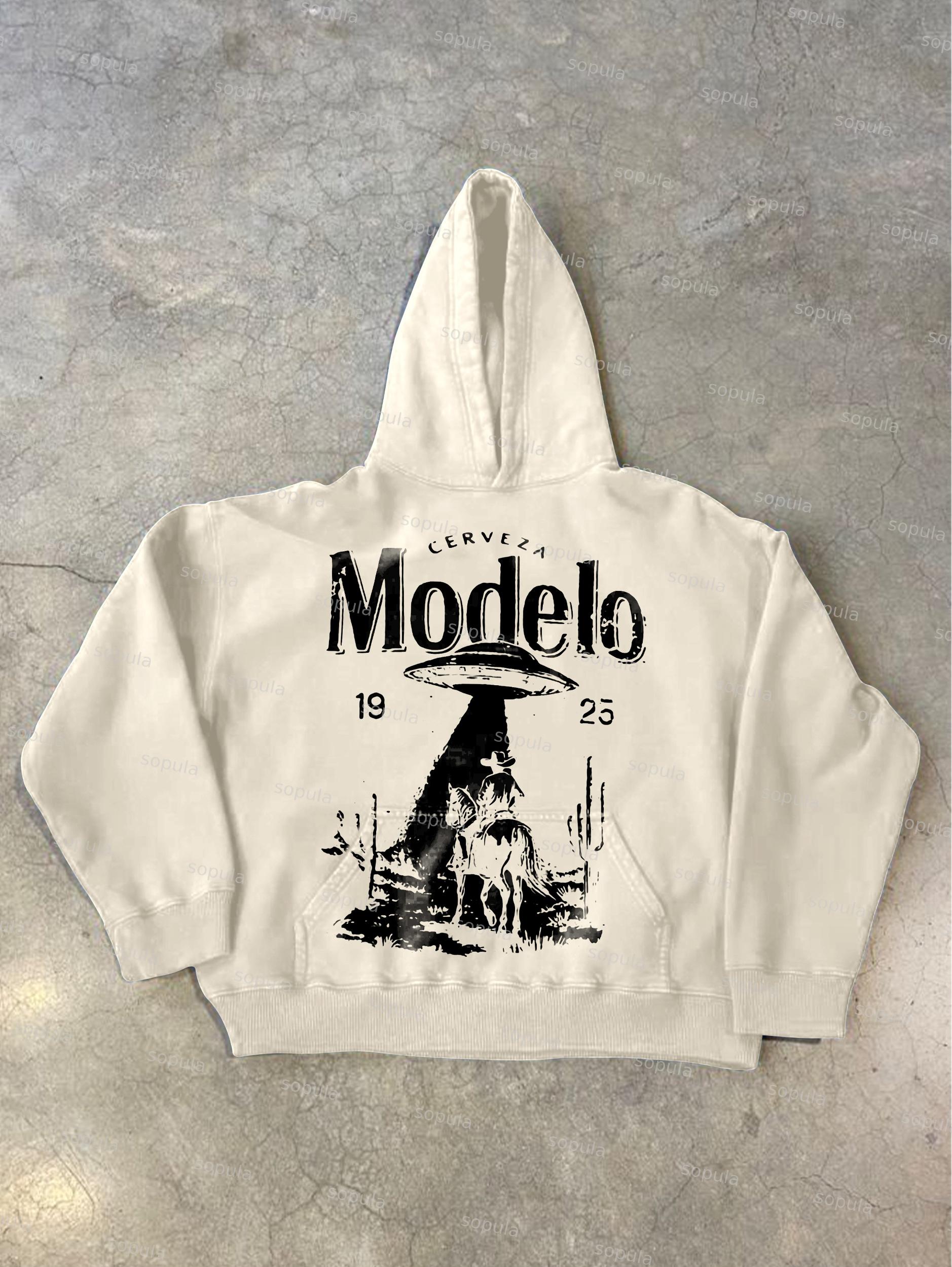 Street Fashion Retro Men's Head Graphic Cotton T-Shirt Product Image