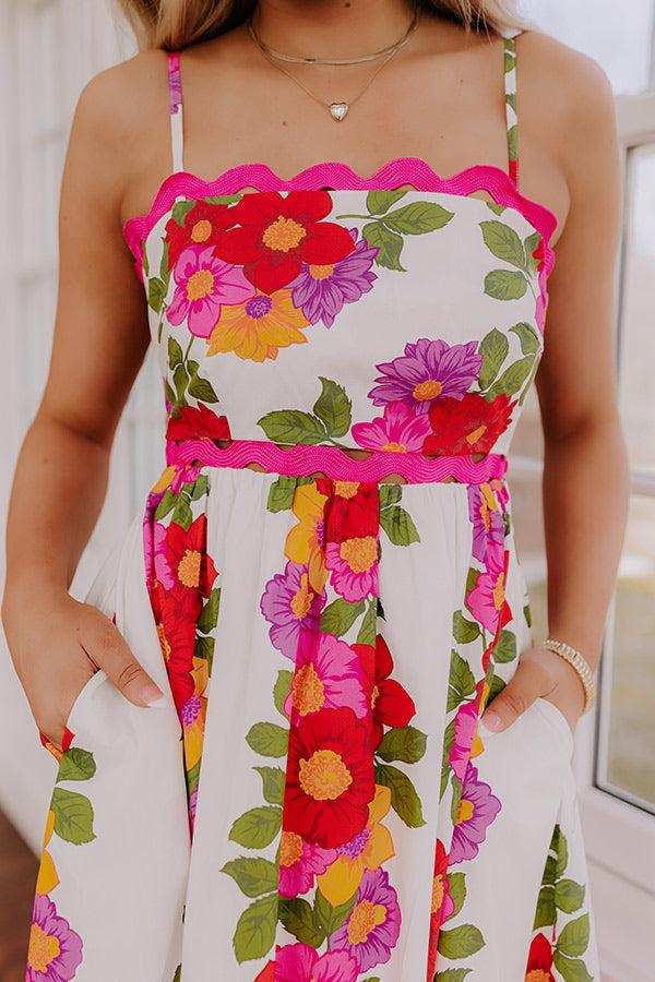 Cabo Cantina Floral Midi Dress Baby Product Image