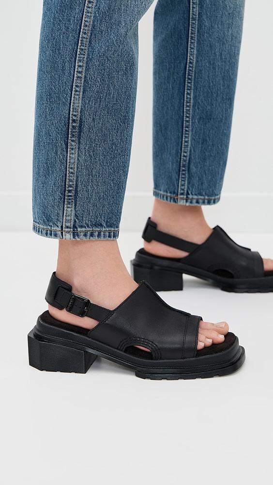 Dr. Martens Maybole Open Toe Black Wanama Sandals | Shopbop Product Image