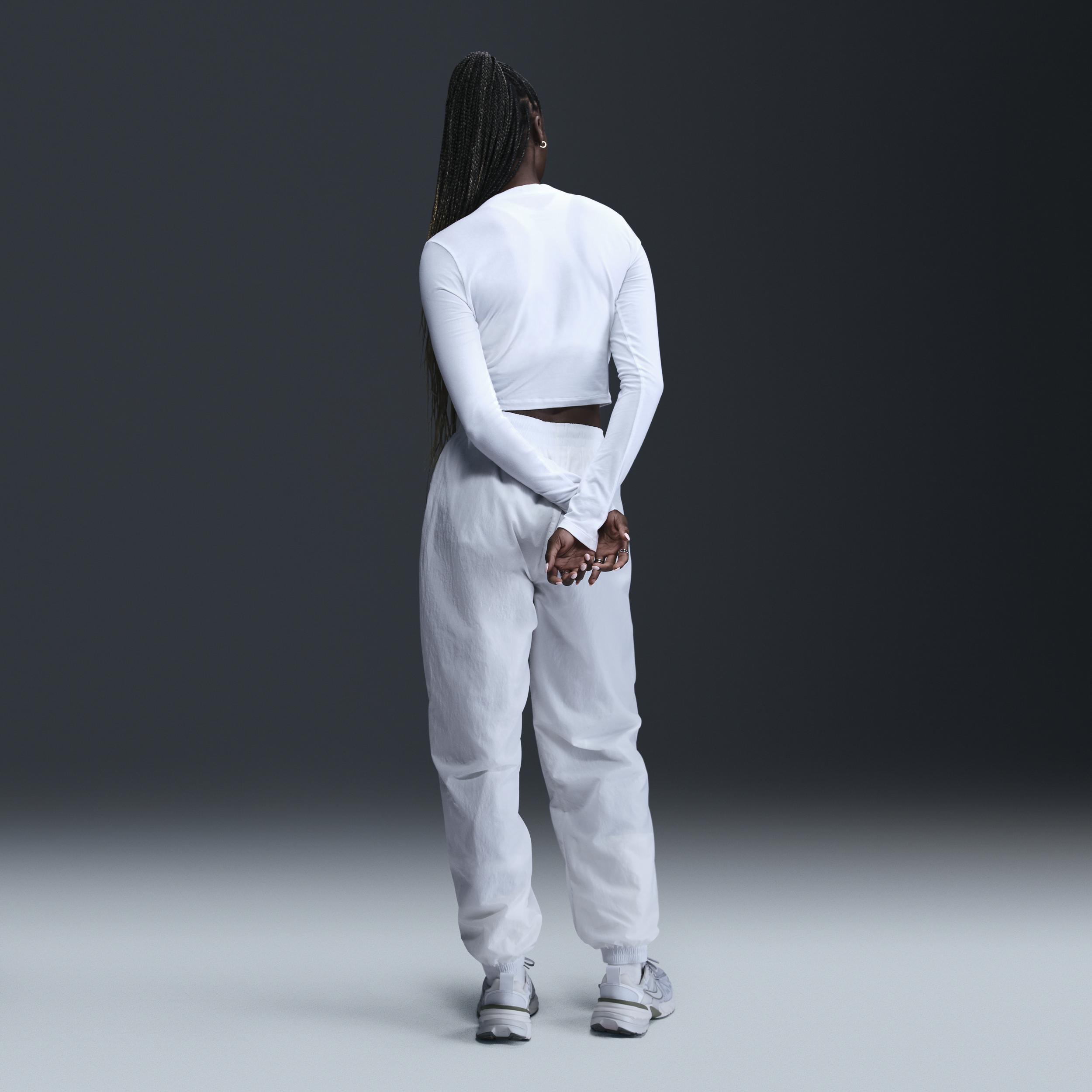 Women's Nike Sportswear Chill Knit Slim Long-Sleeve Cropped Top Product Image