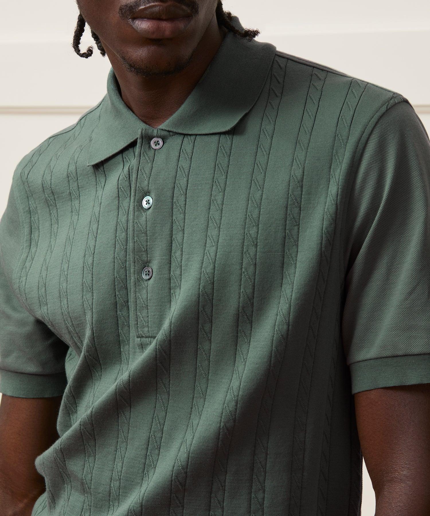Cotton Cable Polo Product Image