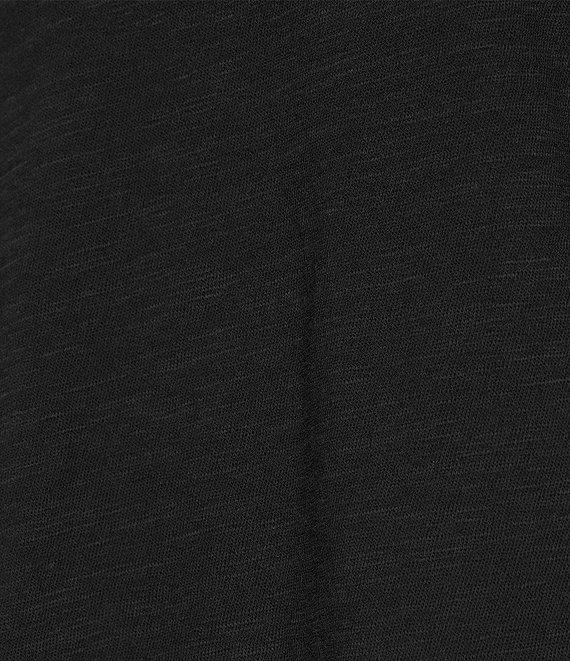 Eileen Fisher Easy Organic Cotton Jersey Knit V-Neck Short Sleeve Tee Product Image