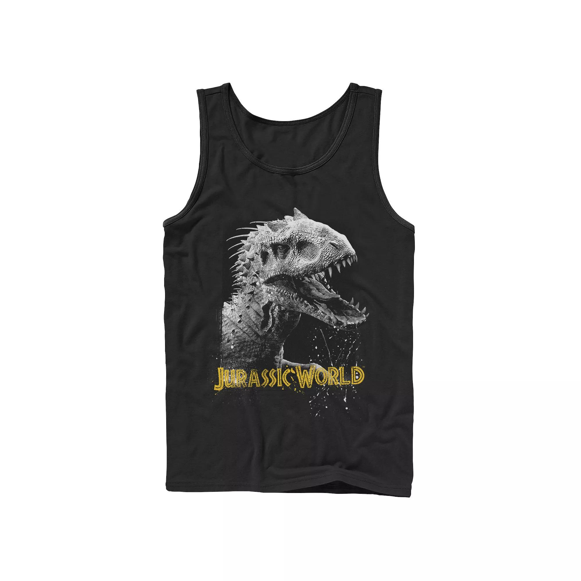 Men's Jurassic World Indominus Rex Profile View Graphic Tank Top,  Product Image