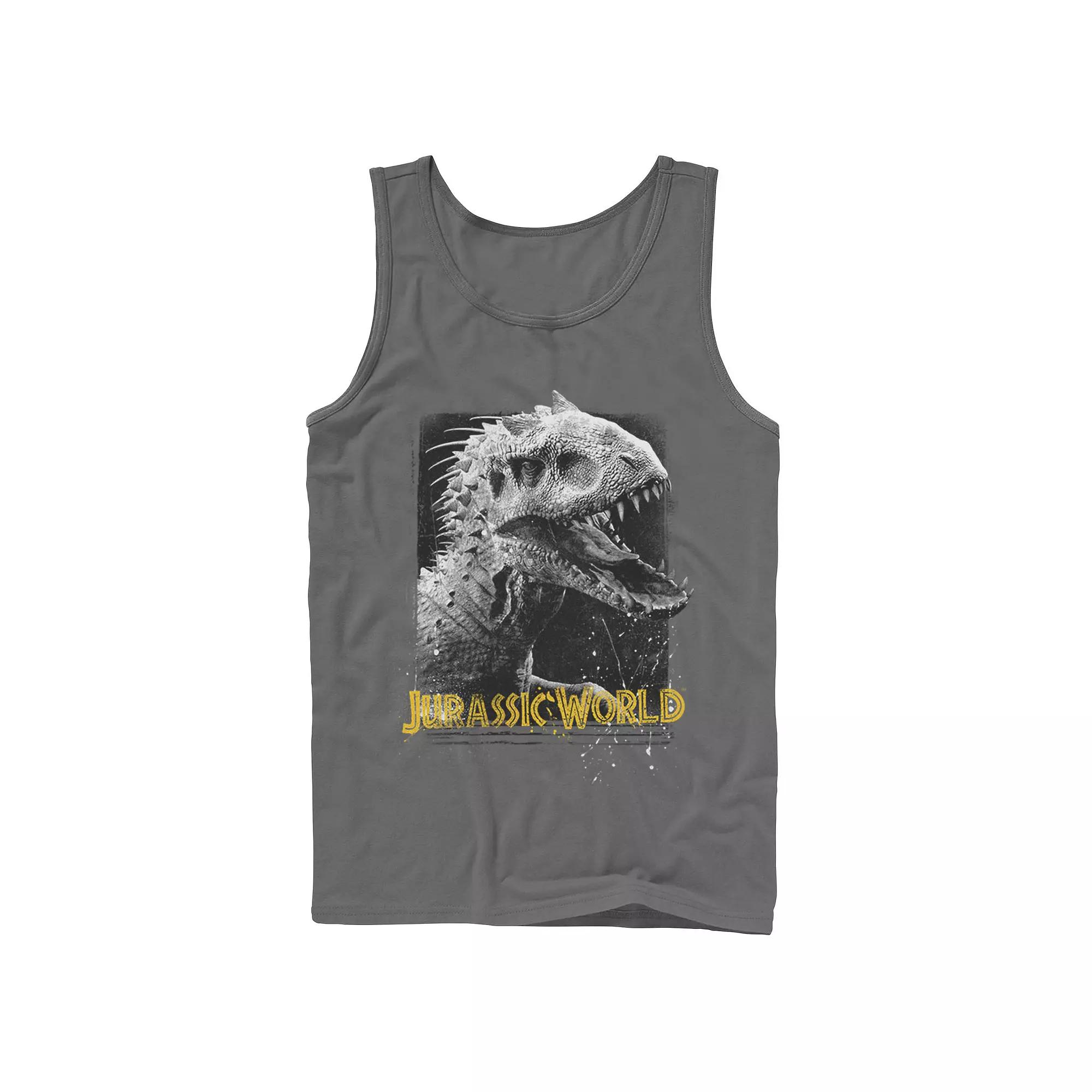 Men's Jurassic World Indominus Rex Profile View Graphic Tank Top,  Product Image