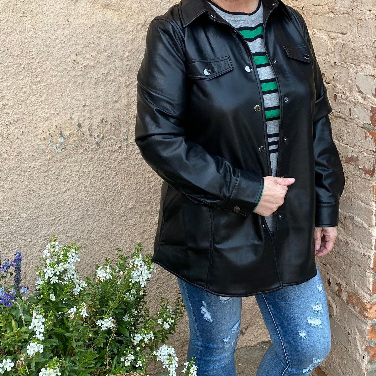 Bylyse Vegan Leather Shirt / Jacket Product Image