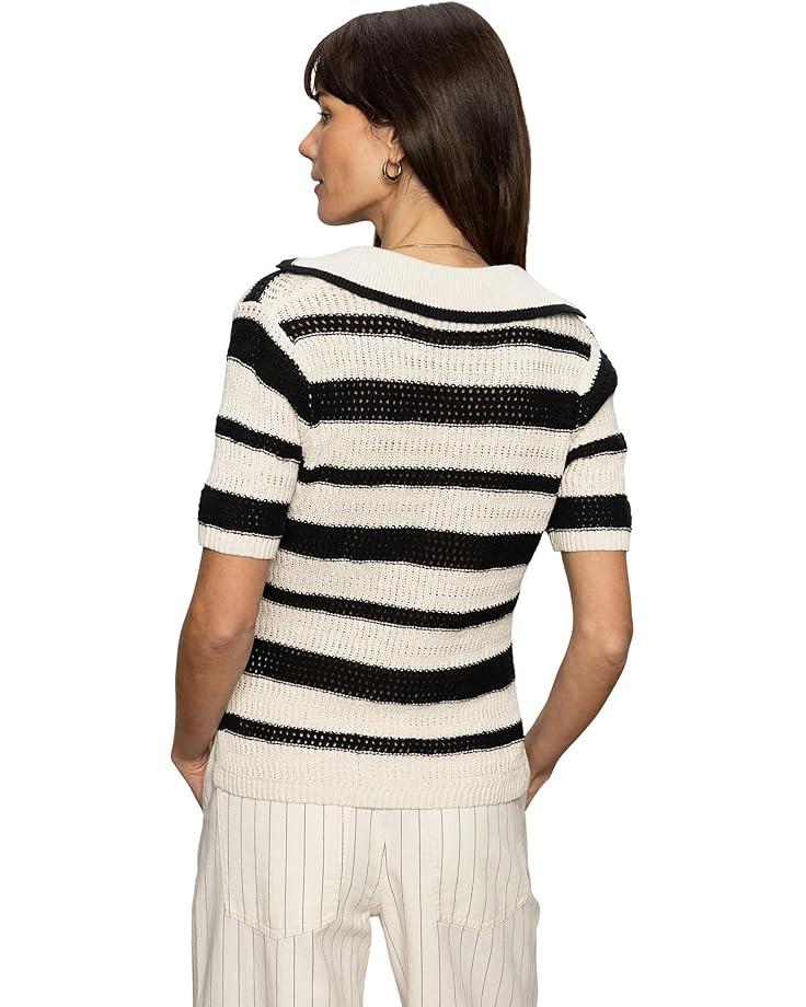 Rosanna Striped Puff Sleeve Sweater Product Image