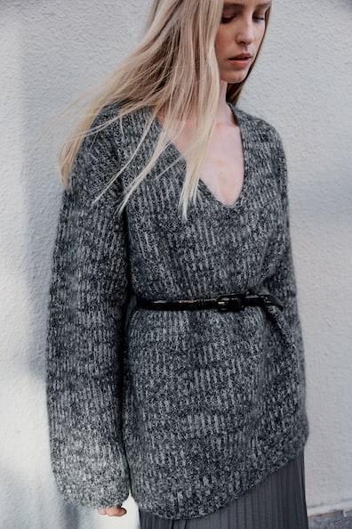 Mohair-Blend Sweater Product Image