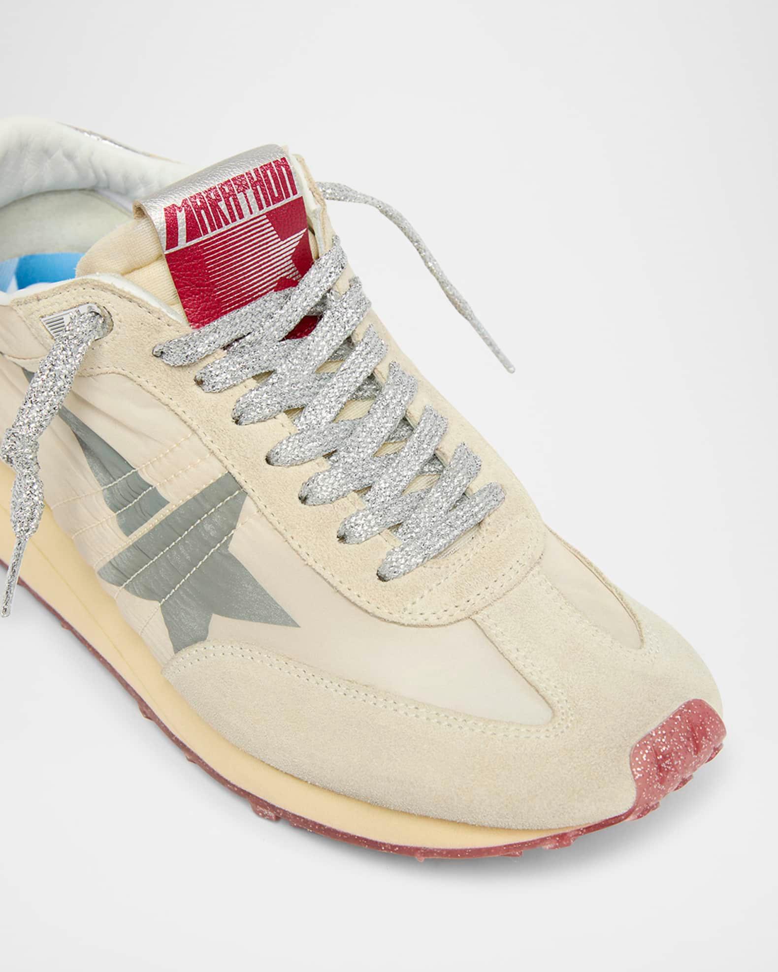 Running Marathon Suede Nylon Sneakers Product Image