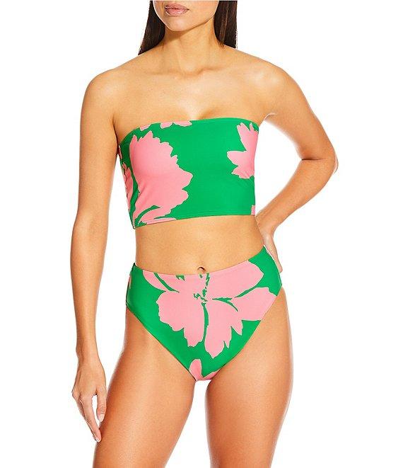 Antonio Melani Mandarin Blooms High Waisted Swim Bottom Product Image