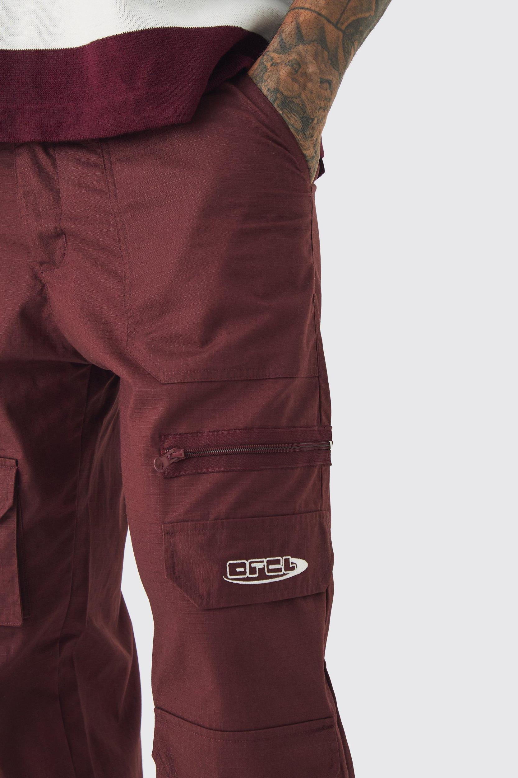 Tall Relaxed Multi Pocket Cargo Pants | boohooMAN USA Product Image