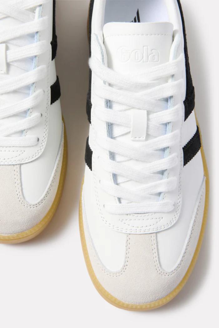 Men's Viper Leather Sneaker - White/Black/Gum Product Image
