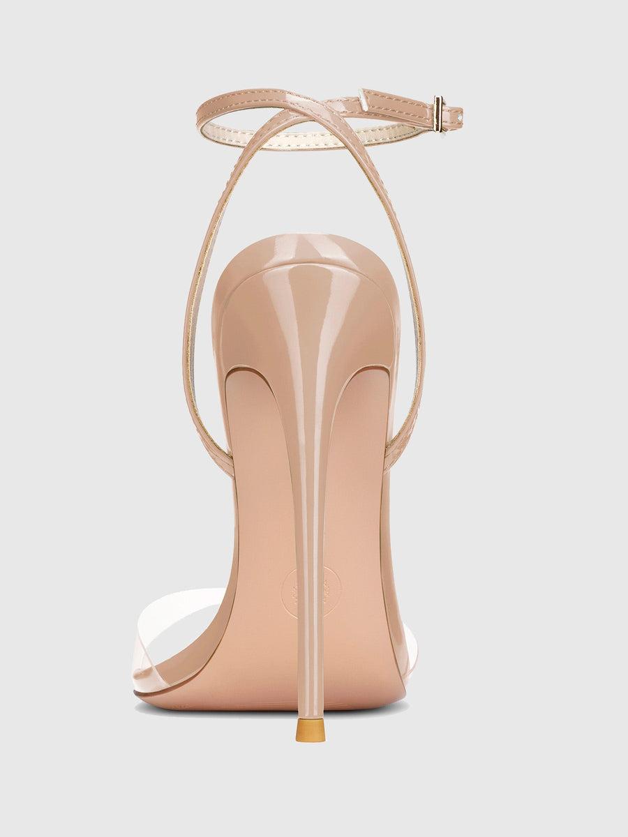 GG Heel Patent & PVC -  Nude Product Image
