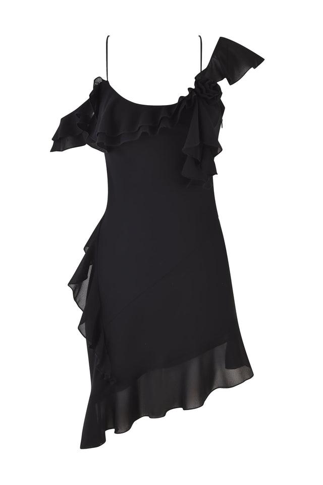 JULIETTA MINI DRESS - BLACK Product Image