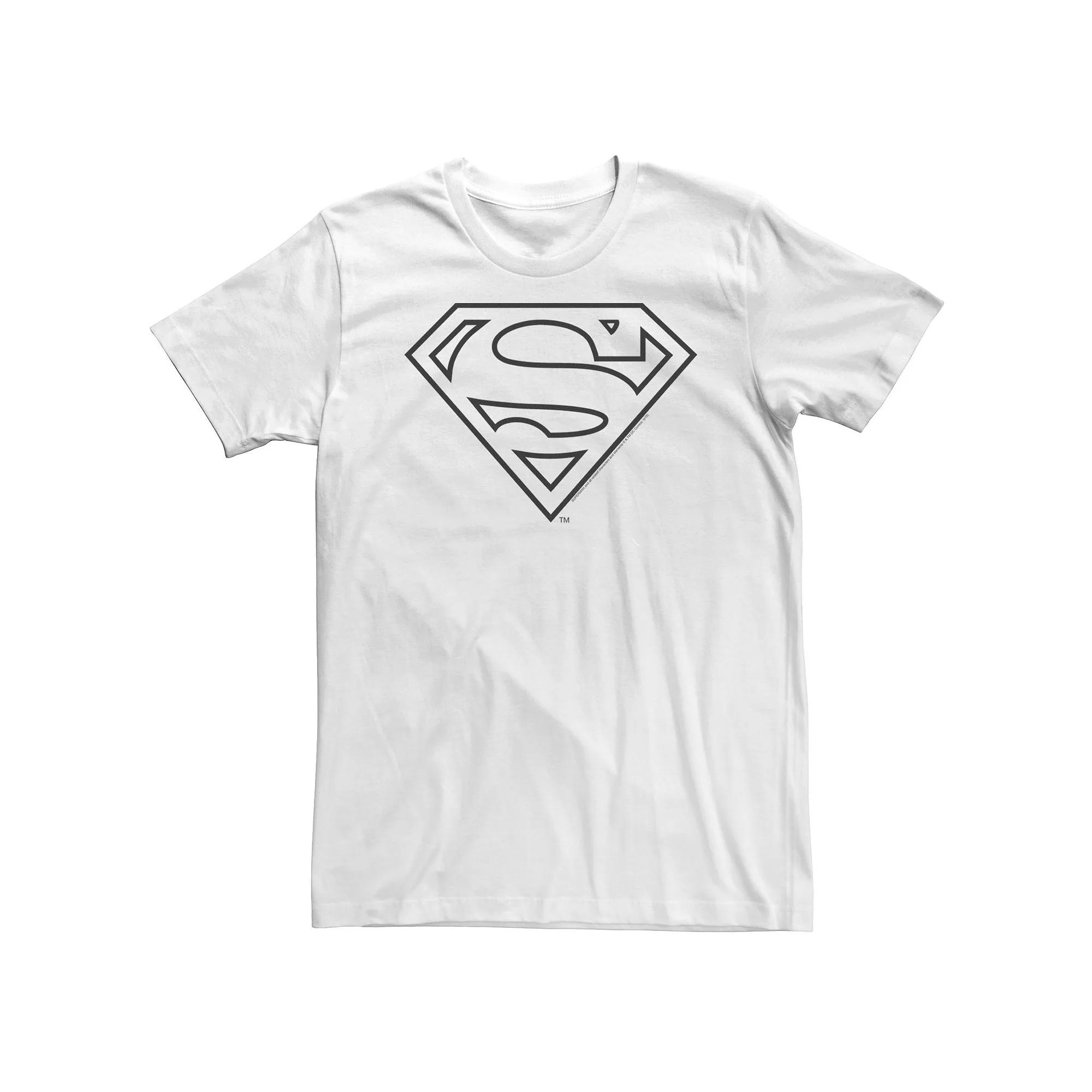 Big & Tall DC Comics Superman Line Art Logo Tee, Men's,  Product Image