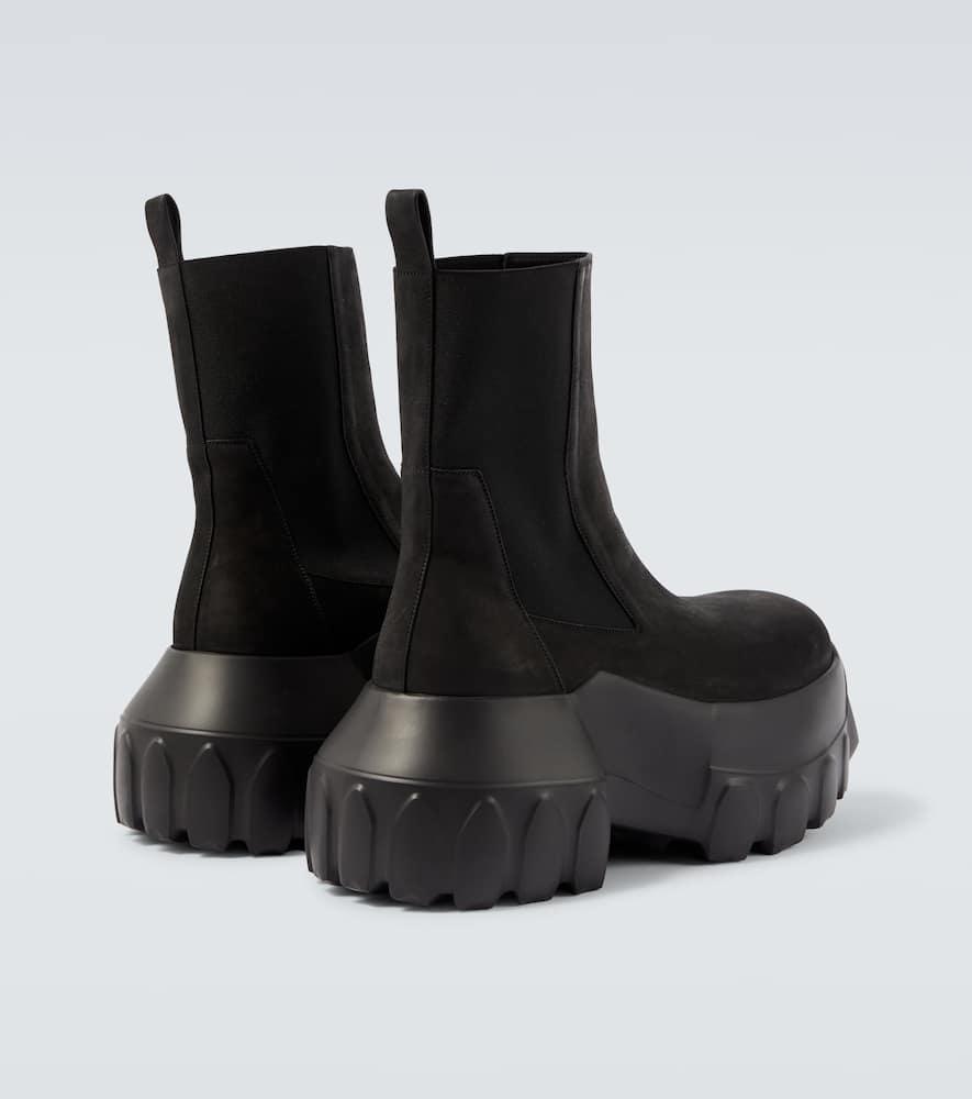 Black Hollywood Beatle Mega Tractor Chelsea Boots Product Image