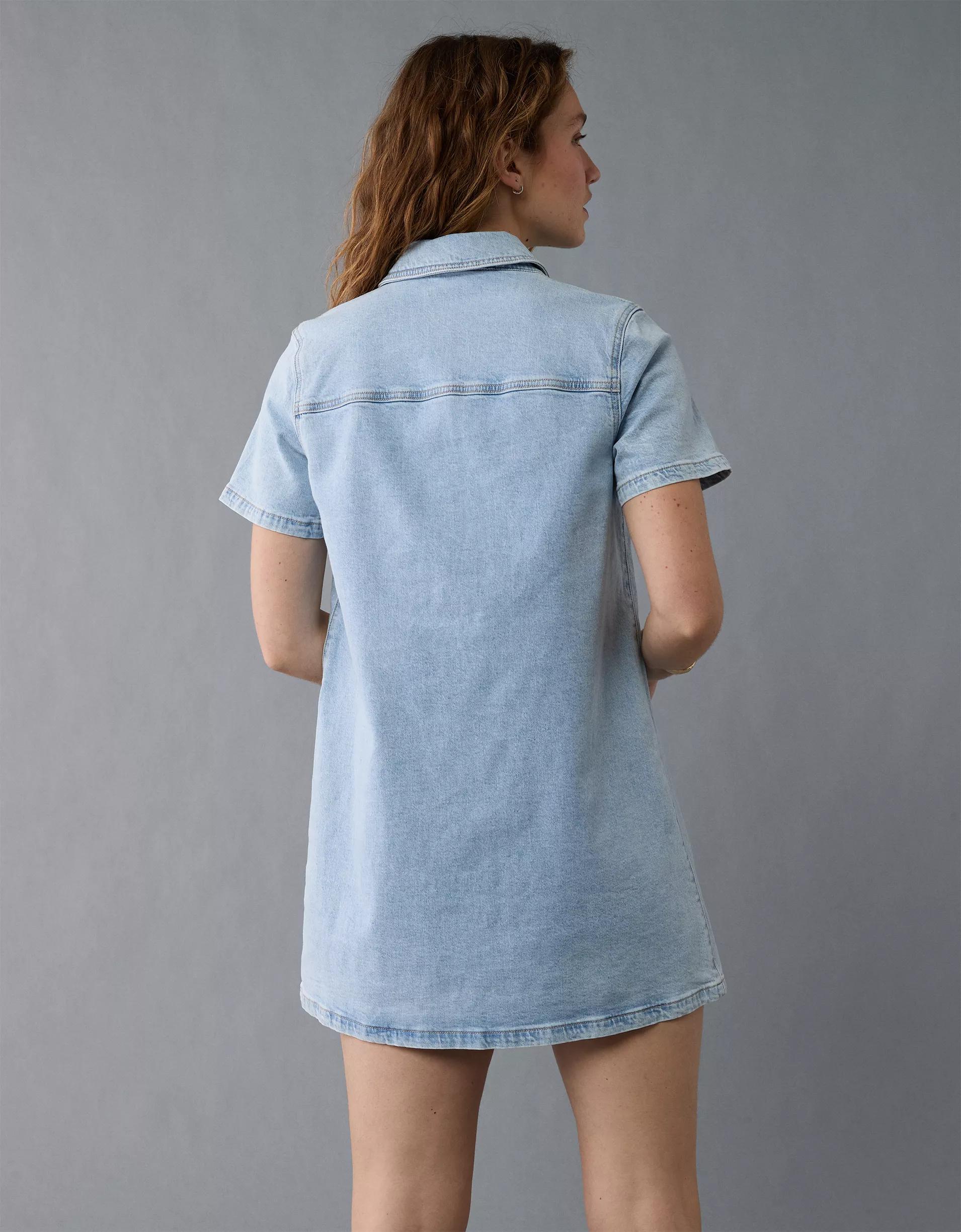 AE Denim Shift Dress Product Image