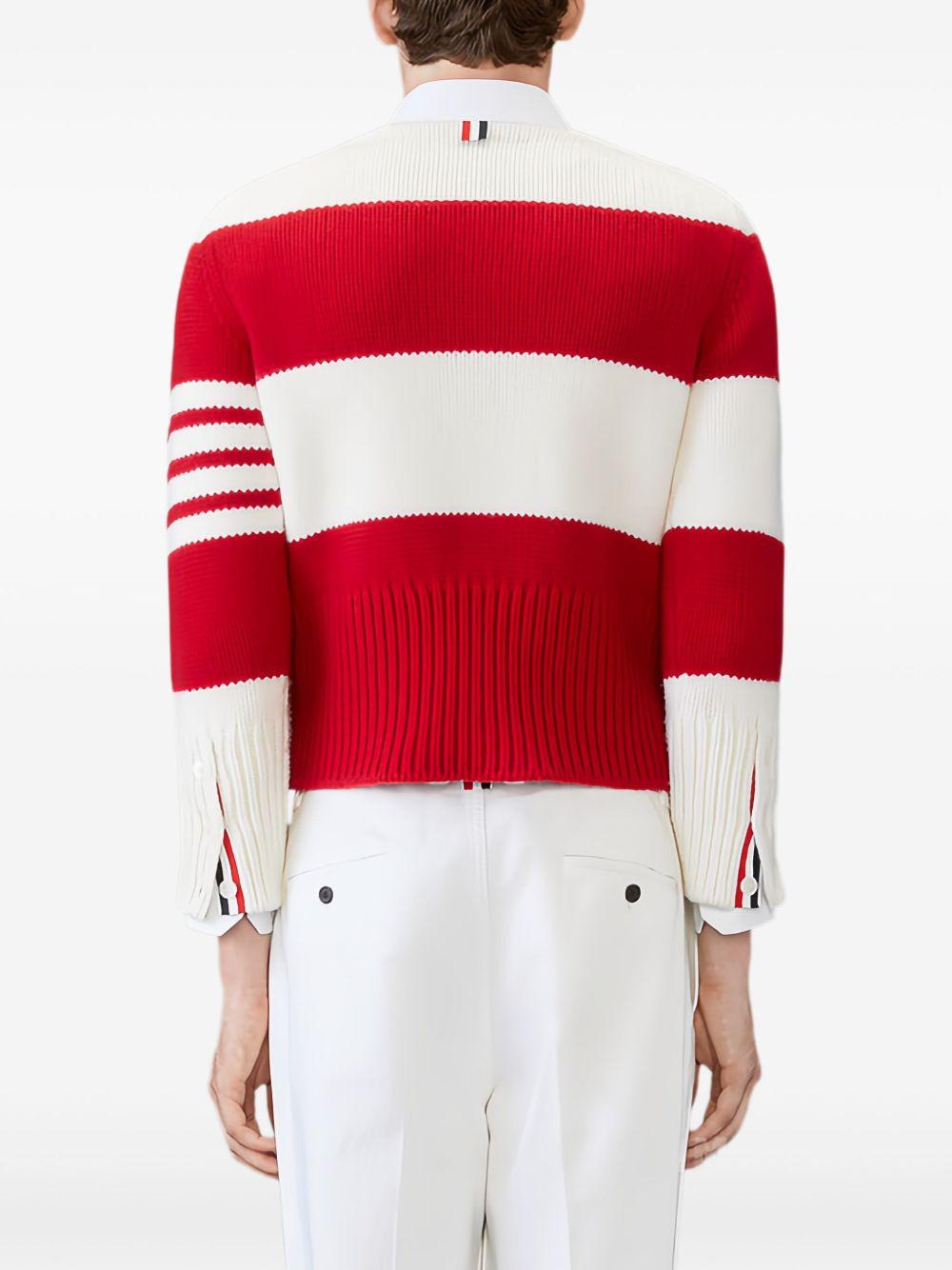 striped boat-neck pullover Product Image