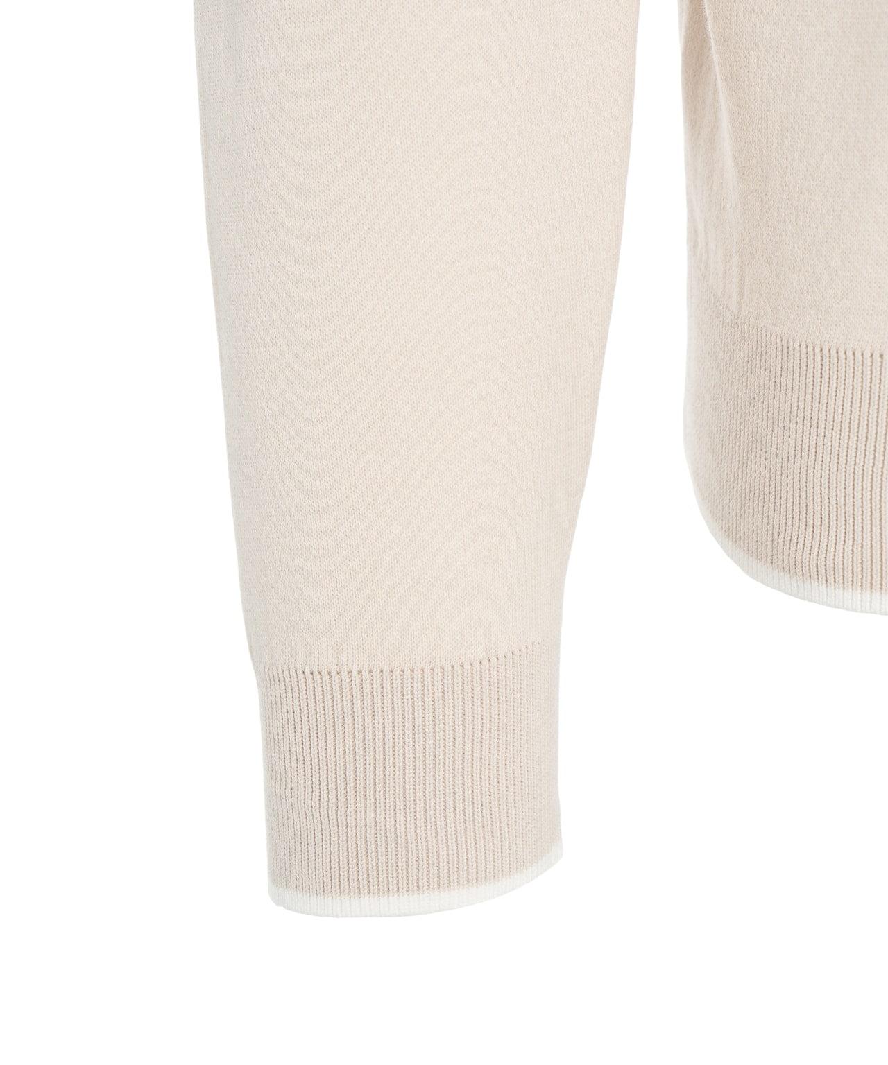 Knit cotton sweater Product Image