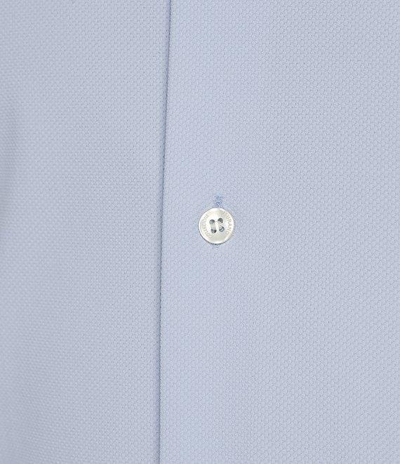 Collezione Eurojersey Slim-Fit Stretch Solid Textured Long Sleeve Woven Shirt Product Image