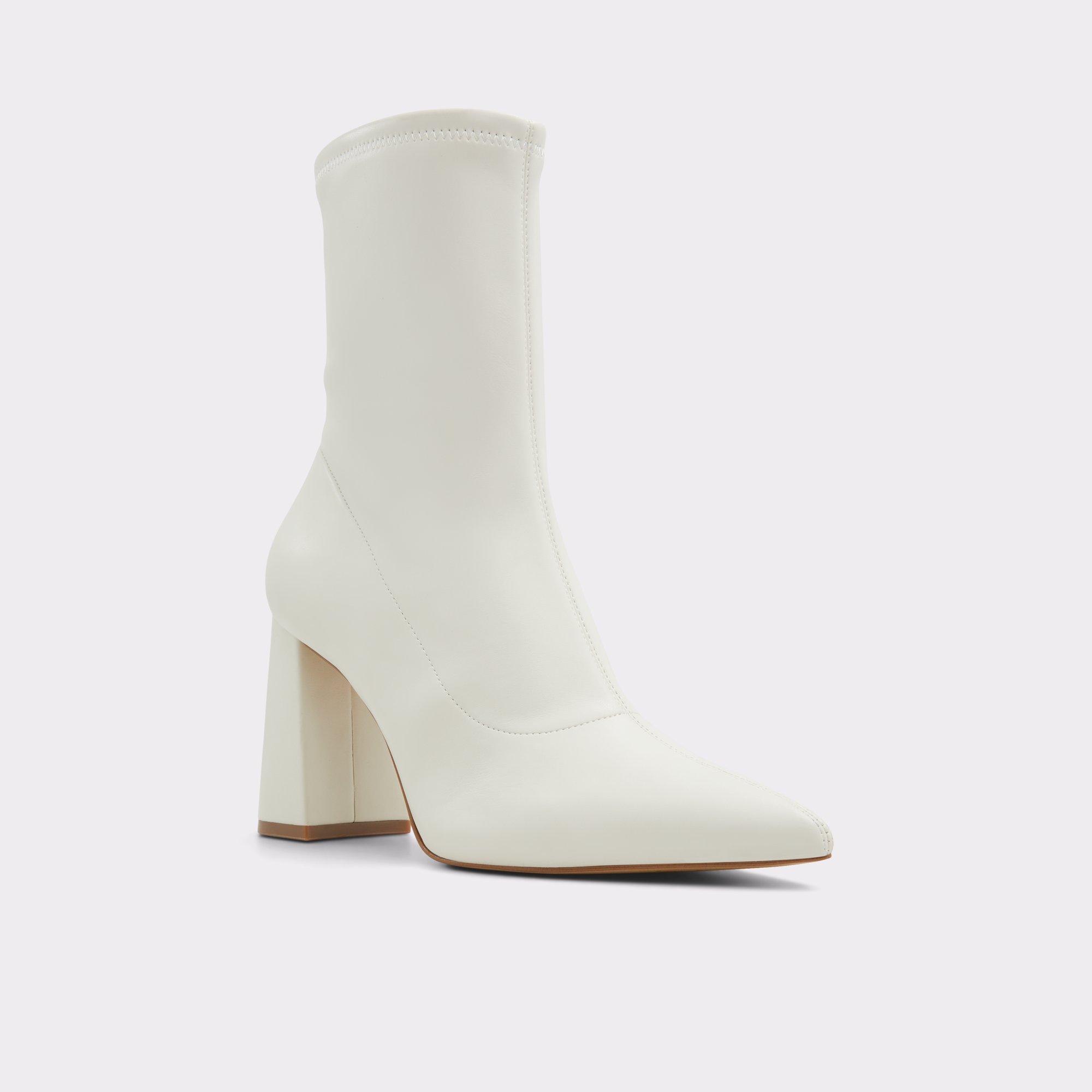ALDO Figtree - Women's Ankle Boot - White, Size 8 Product Image