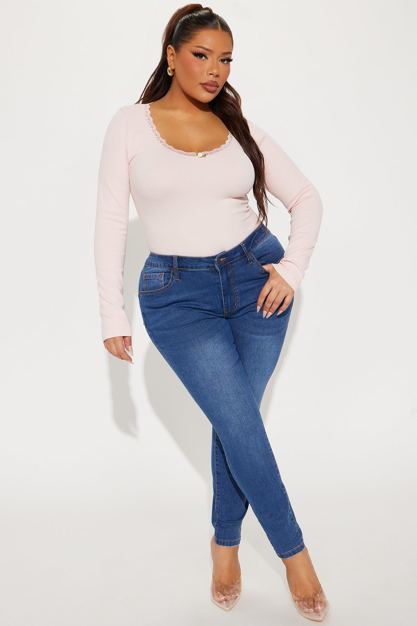 Yes To Heaven Skinny Jeans - Dark Wash Product Image