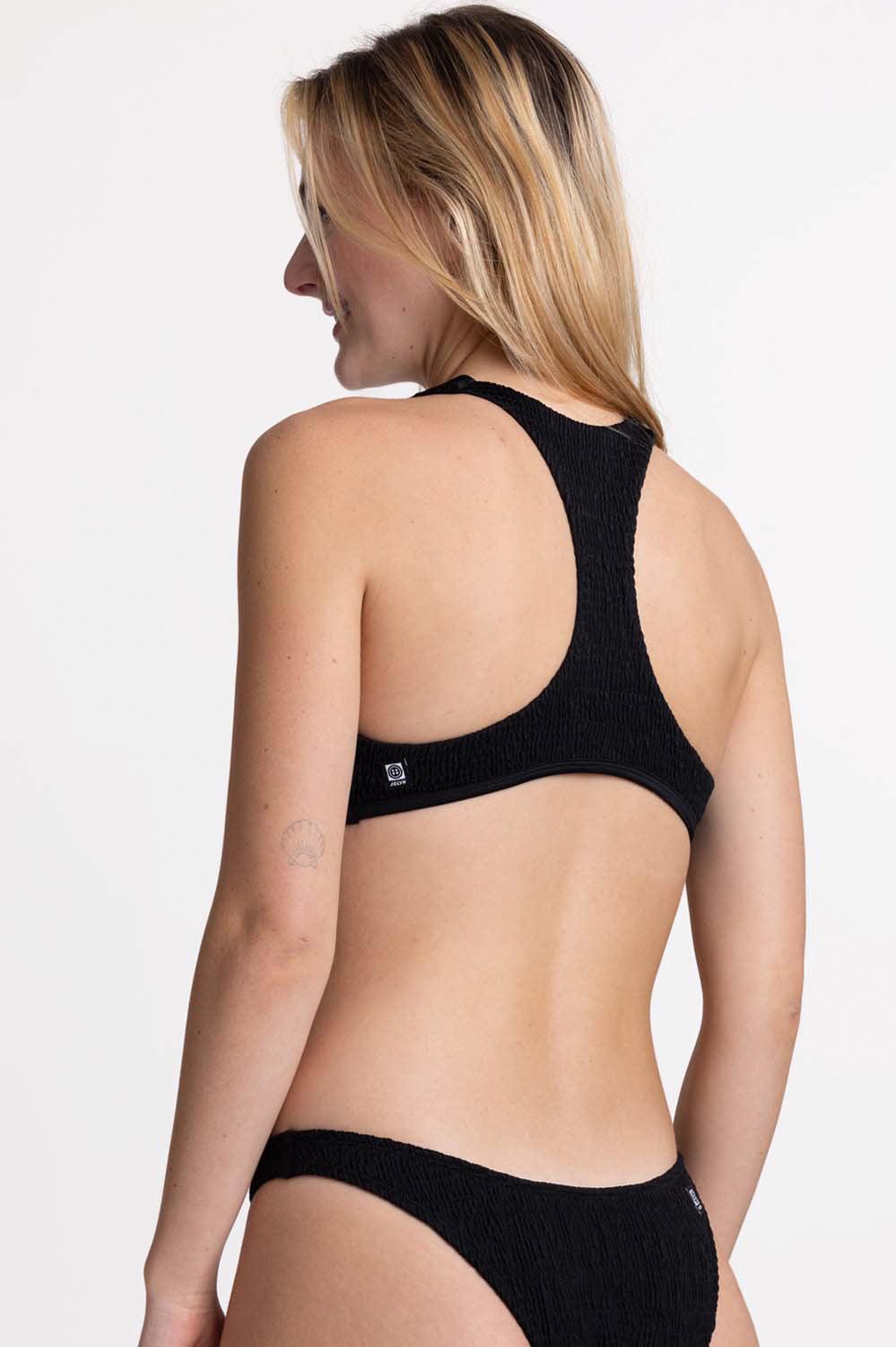 Aster Smocked Bikini Top - Clover Female Product Image