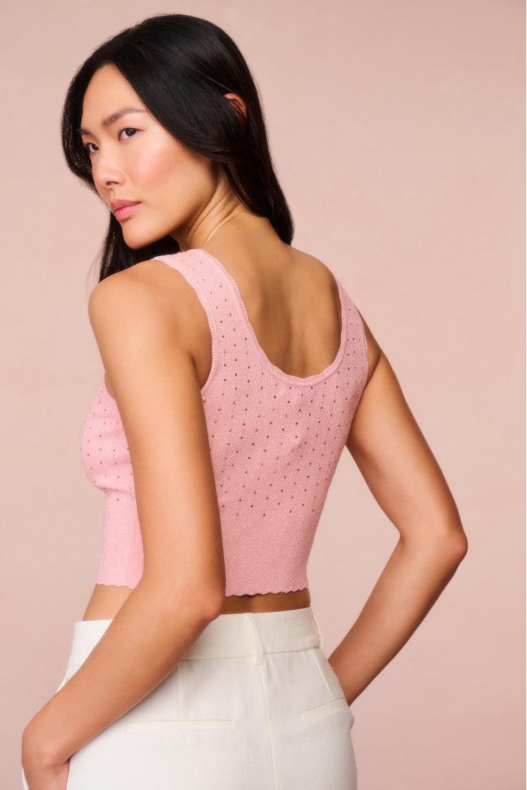 Prague Crystal Knit Tank Top Product Image