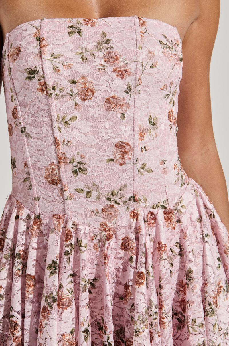 A KEEPER LACE MINI DRESS Product Image