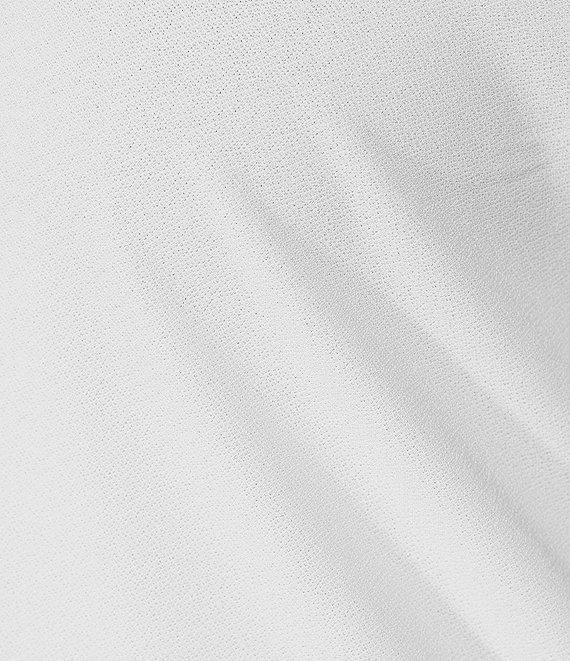 CeCe Plus Size Short Lace Puff Sleeve Crew Neck Blouse Product Image