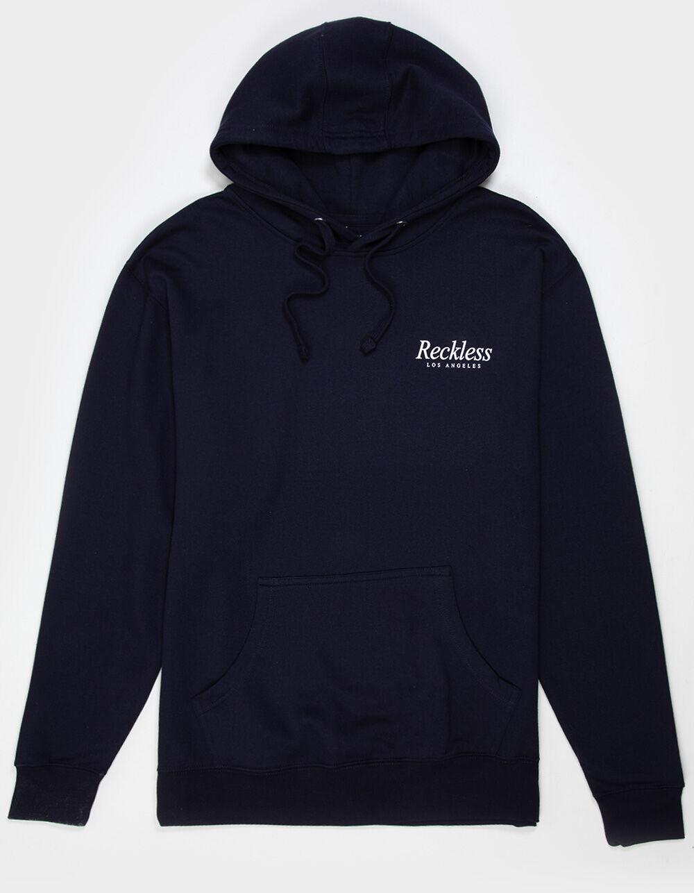 YOUNG & RECKLESS Sincerely From LA Mens Hoodie - NAVY Product Image