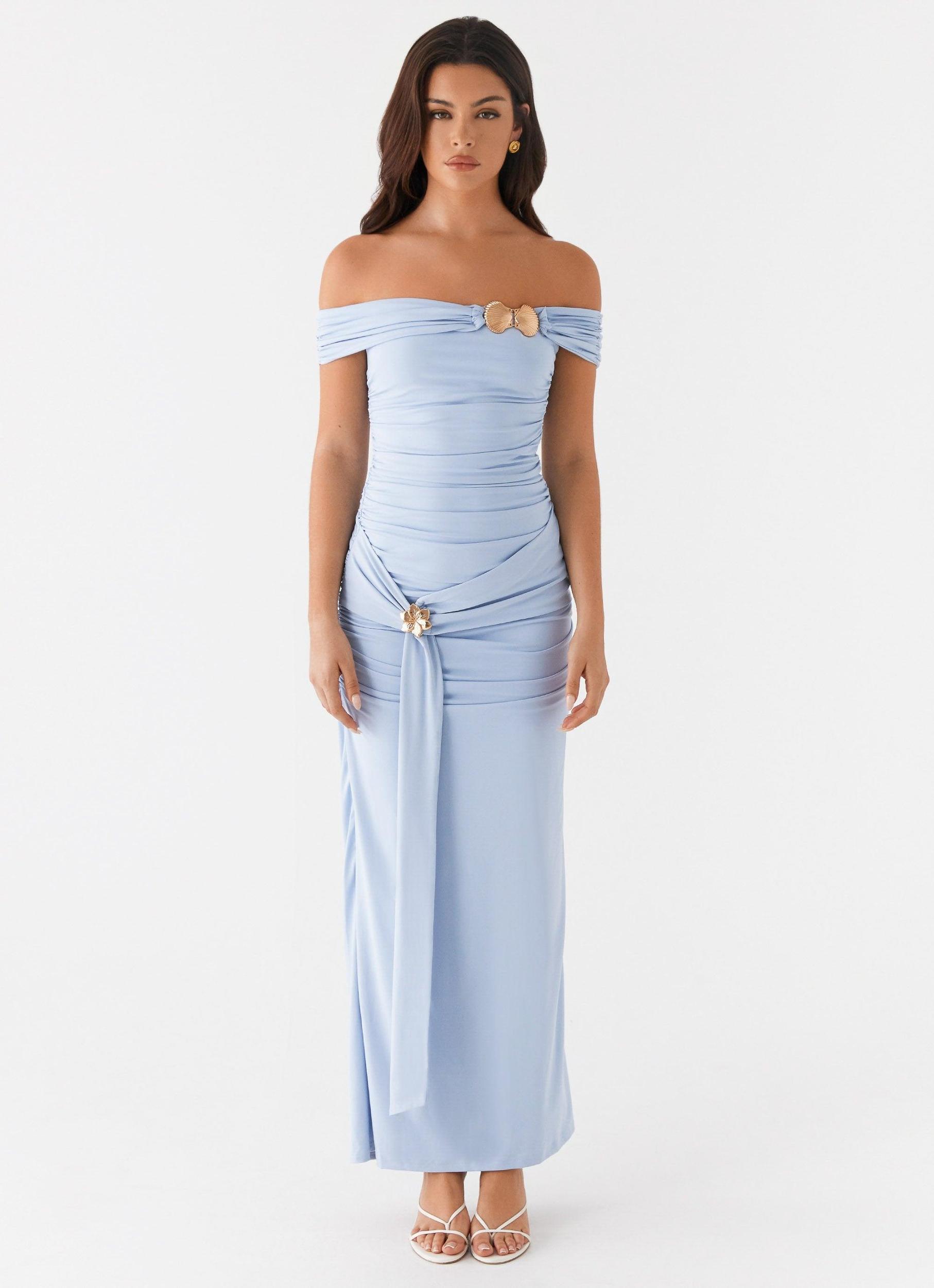 Majorly Maxi Dress - Blue Product Image