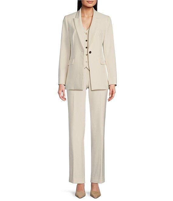 Anne Klein Liberty Stretch Notch Collar One Button Blazer Product Image