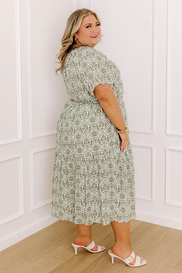 Countryside Dream Linen-Blend Midi Curves Product Image