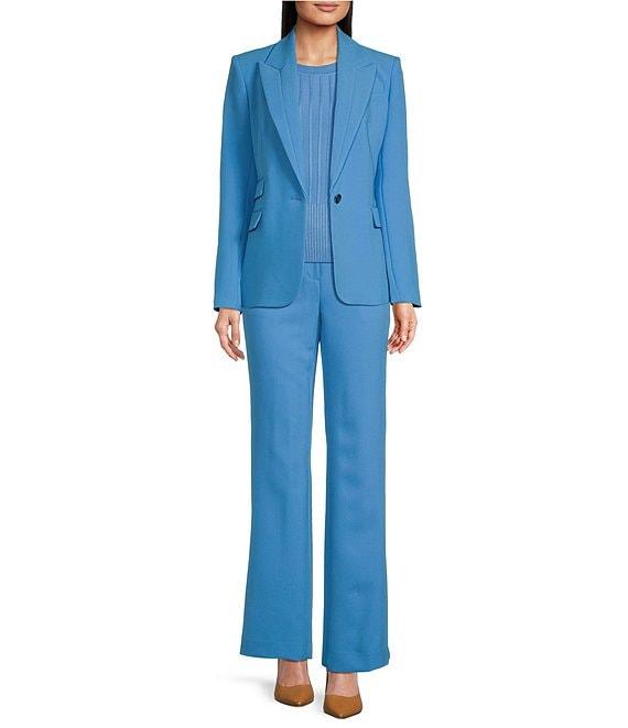 KARL LAGERFELD PARIS Coordinating Polished Suiting Bootcut Coin-Pocket Pants Product Image