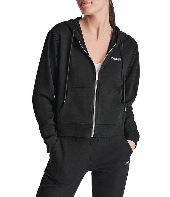 DKNY by Donna Karan Long Sleeve Full Zip Front Hoodie Product Image