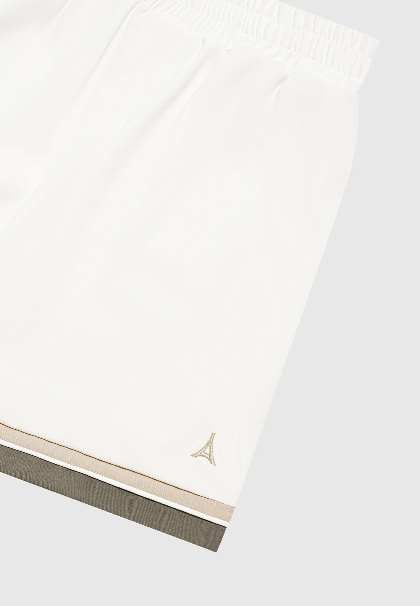 Varsity Shorts - Cream Male Product Image