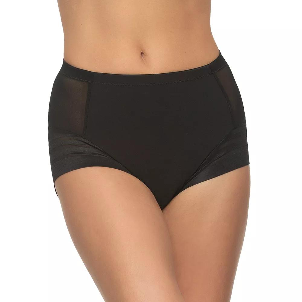 Women's Paramour by Felina Marvelous Side Smoothing Panty 675033, Size: XXXL, Black Product Image
