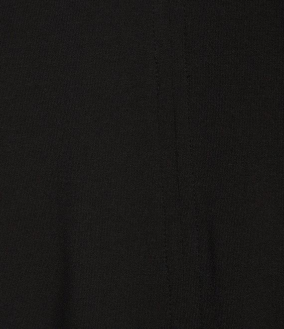 Gibson & Latimer Knit V-Neck Dropped Short Sleeve Shell Shirttail Tee Shirt Product Image