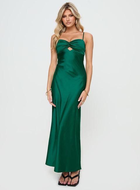 Blackthorn Maxi Dress Green Product Image