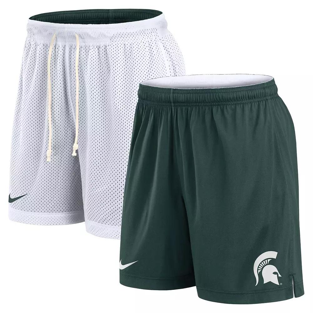 Men's Nike White/Scarlet Ohio State Buckeyes Primetime Reversible Performance Shorts,  Product Image
