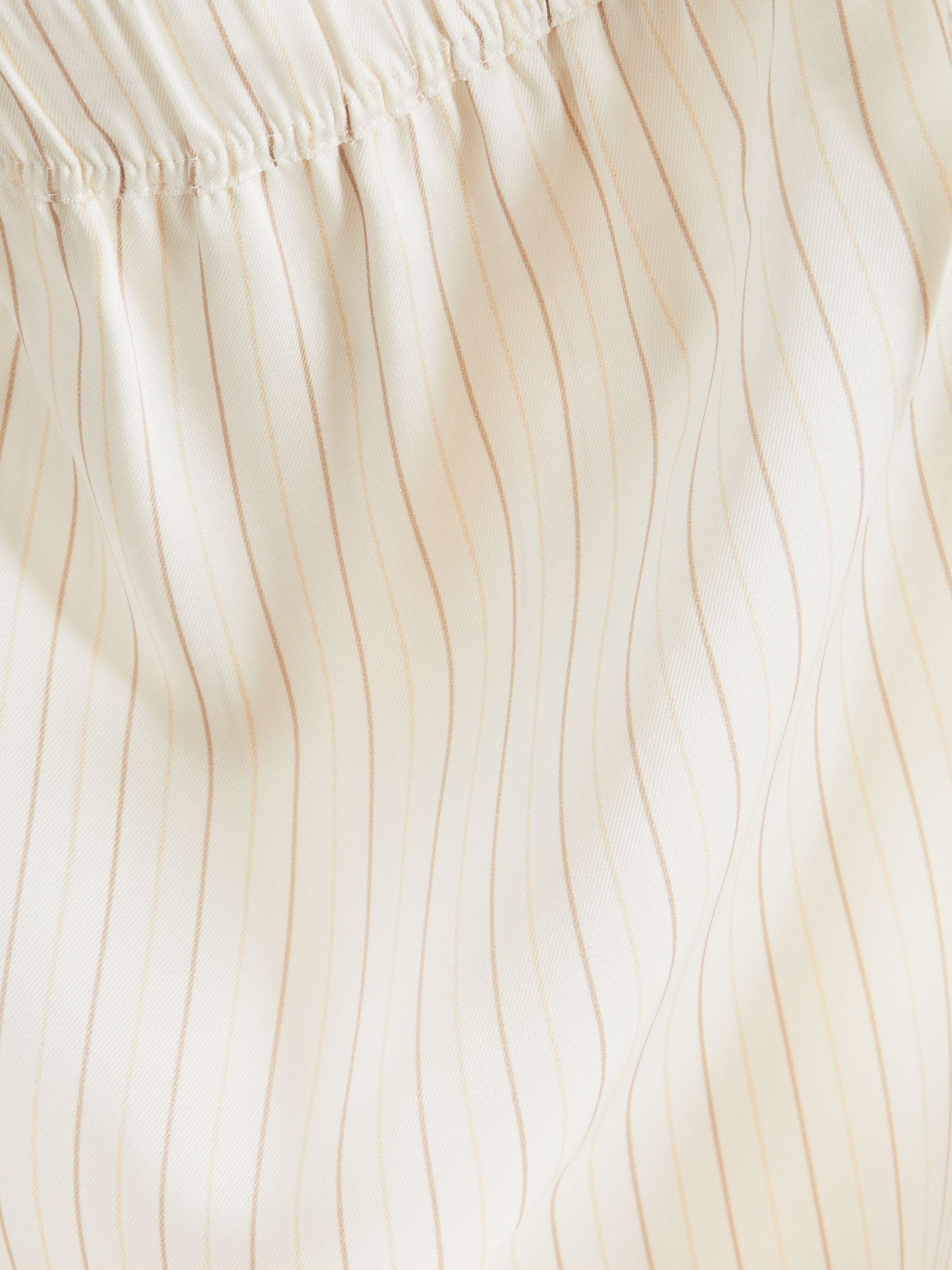 McLaren F1 Monte Carlo Wide Leg Drawstring Trousers in White Multi Product Image