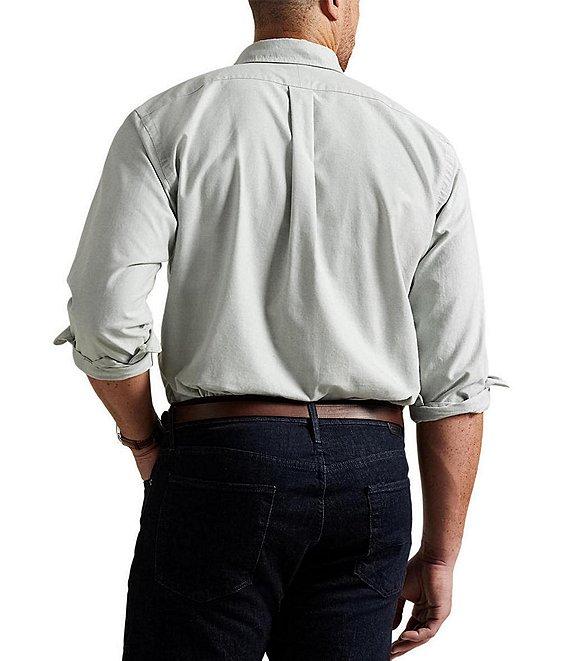 Polo Ralph Lauren Big & Tall Solid Oxford Long Sleeve Woven Shirt Product Image