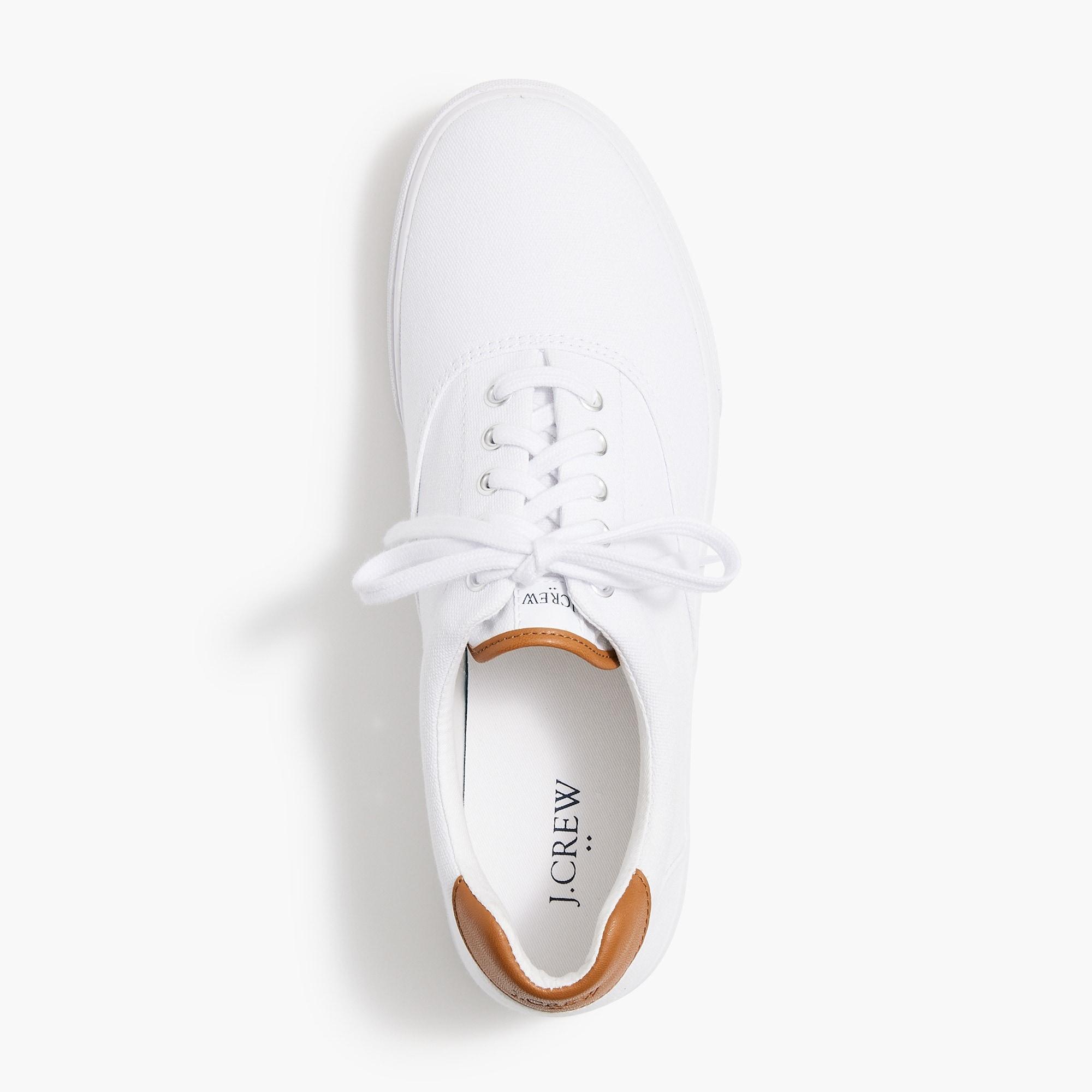Canvas lace-up sneakers Product Image