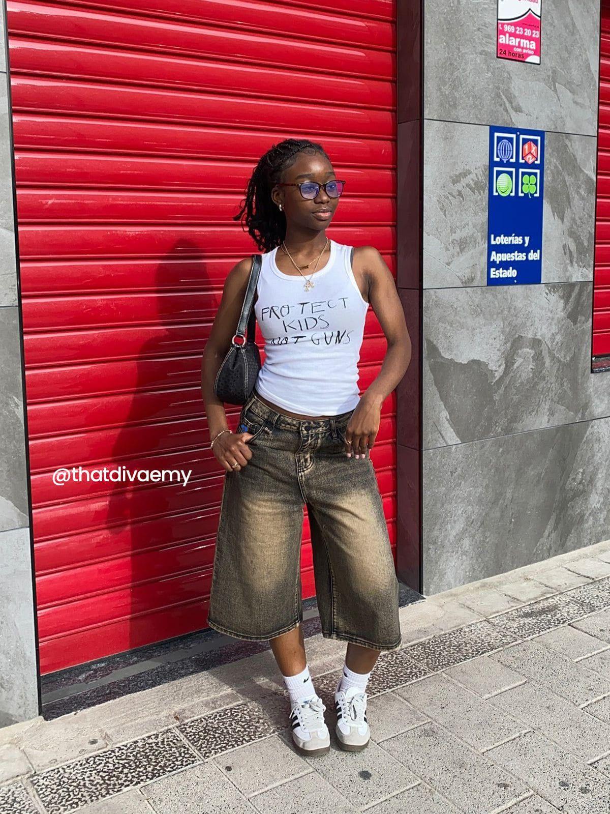 Aelfric Eden Vintage Washed Longline Jorts Product Image