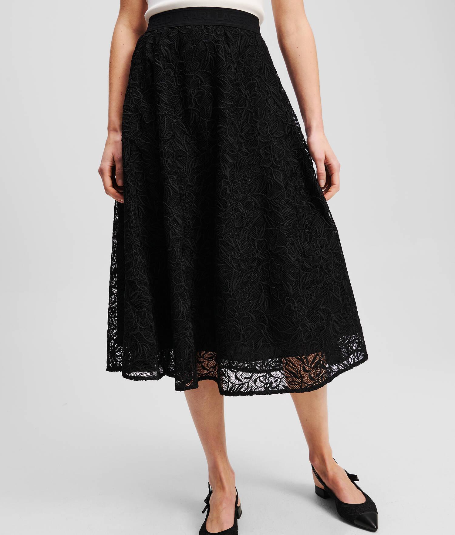 ORCHID EMBROIDERY SKIRT  Product Image